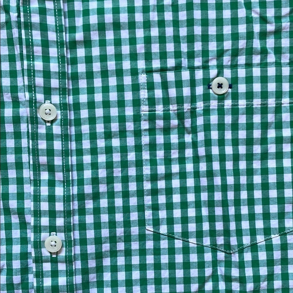 Green Checkered Men's Shirt - Picture 2 of 11